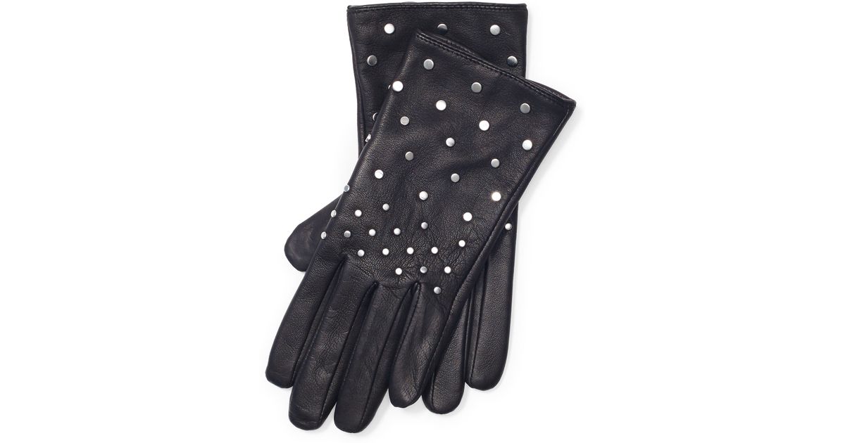 ralph lauren leather gloves