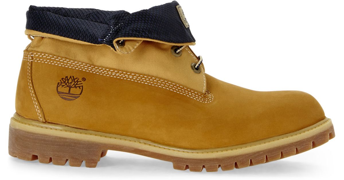 timberland roll top wheat