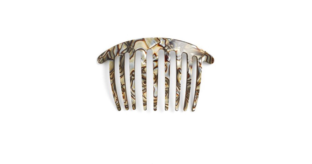 France Luxe Handcrafted French Twist Comb In Onyx Black Lyst