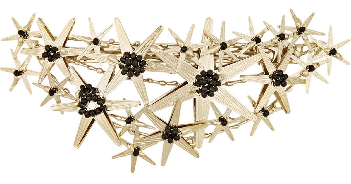 Rosantica Firmamento Gold Tone Cubic Zirconia Hair Clip In