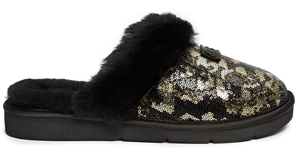 sequin ugg slippers