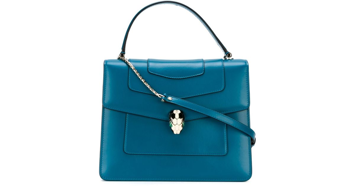 bvlgari blue purse