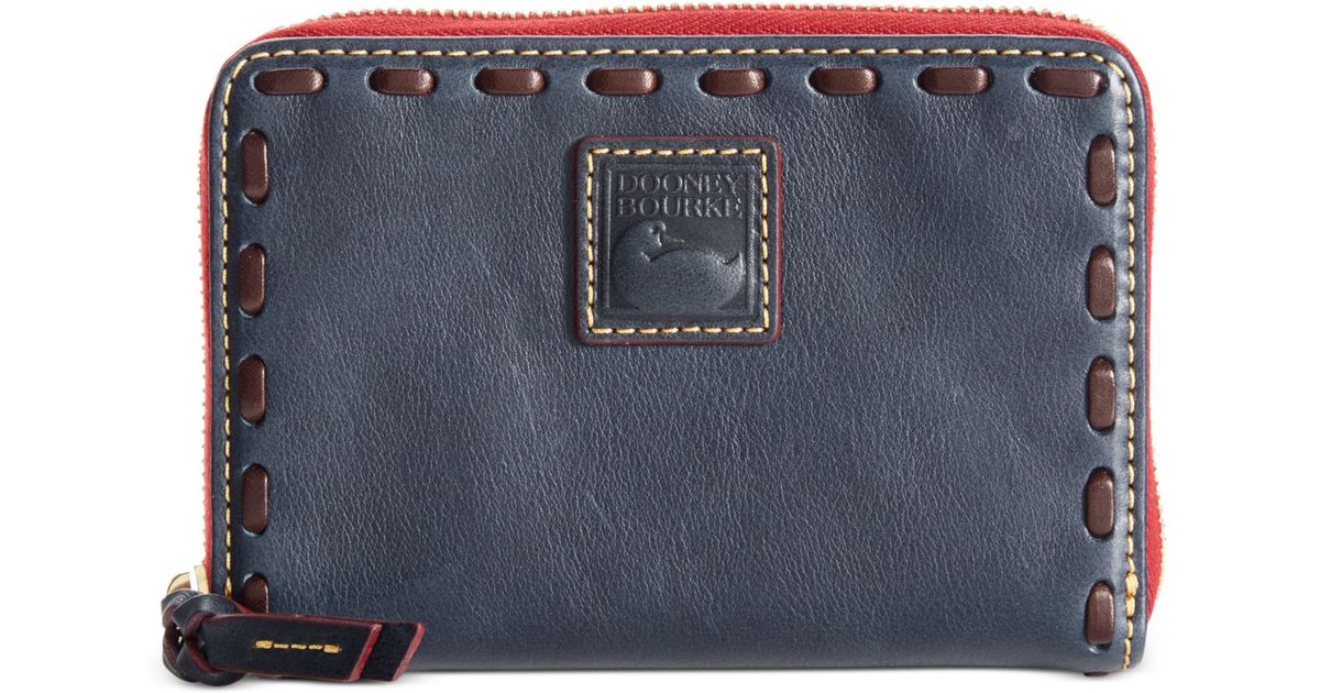 dooney and bourke zip around wallet