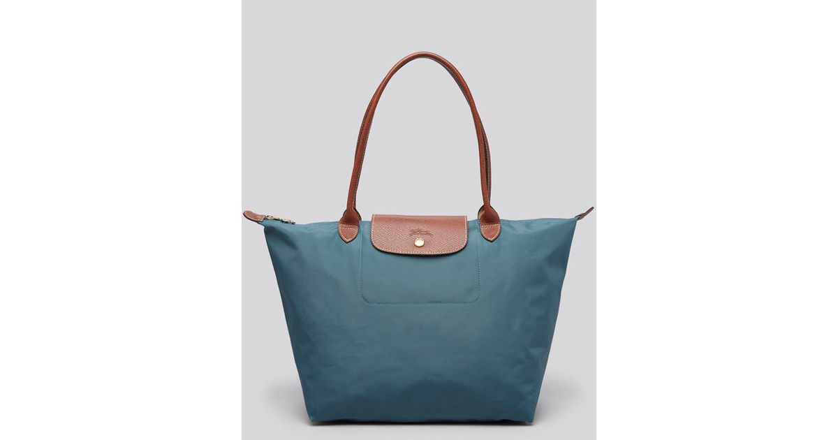 longchamp green tote