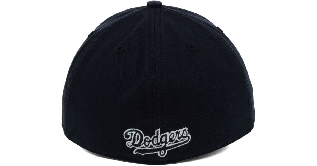 47 Brand Brooklyn Dodgers Black Out Franchise Cap for Men