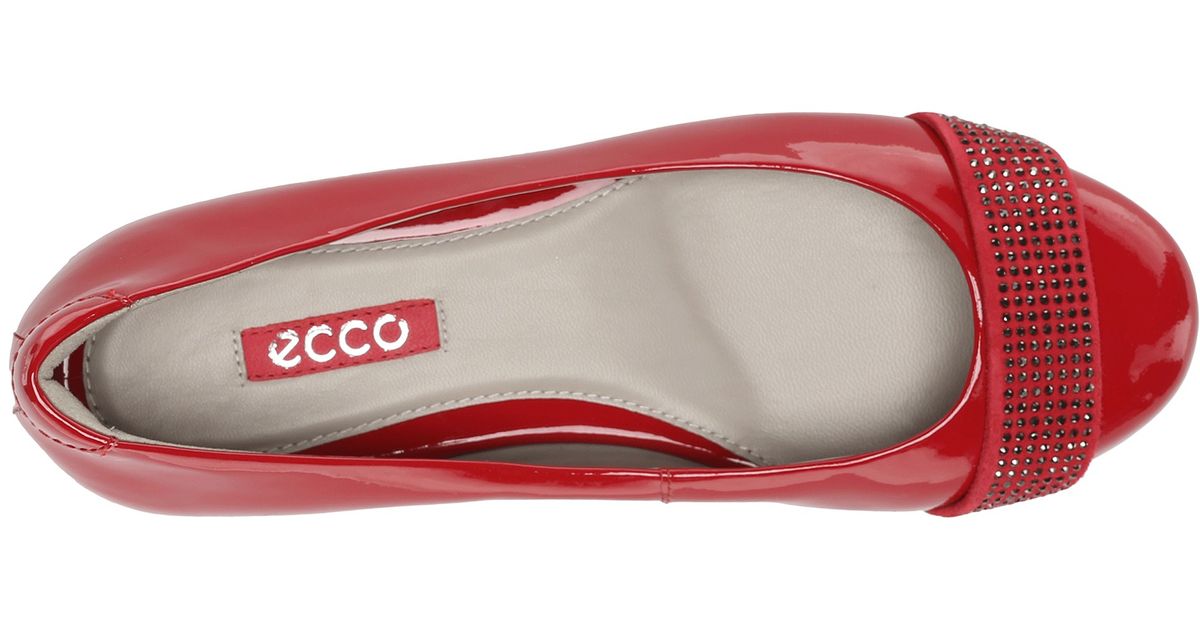 Ecco Owando Dress Ballerina in Red - Lyst