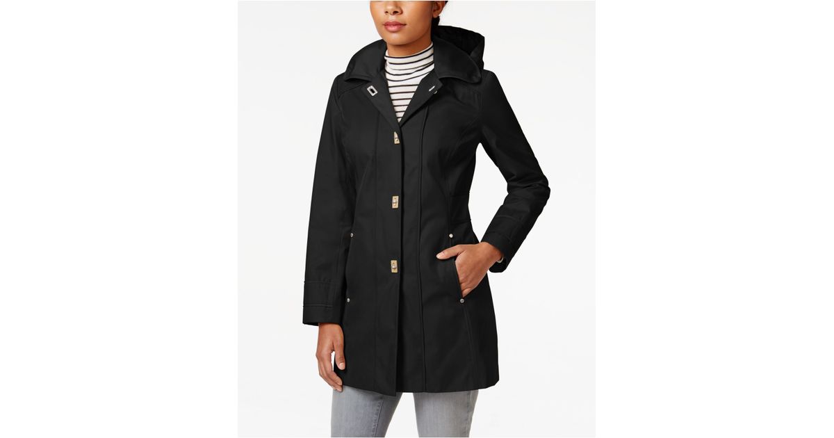 anne klein black coat