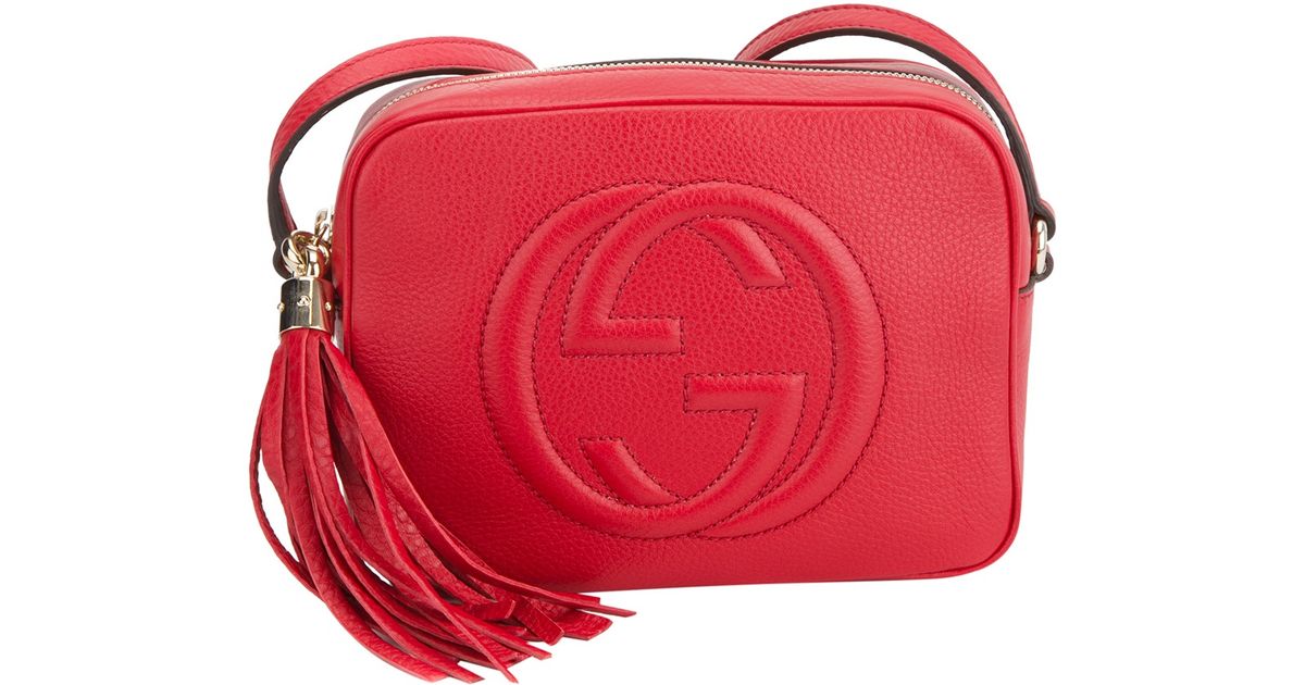 Gucci Disco Bag in Red | Lyst