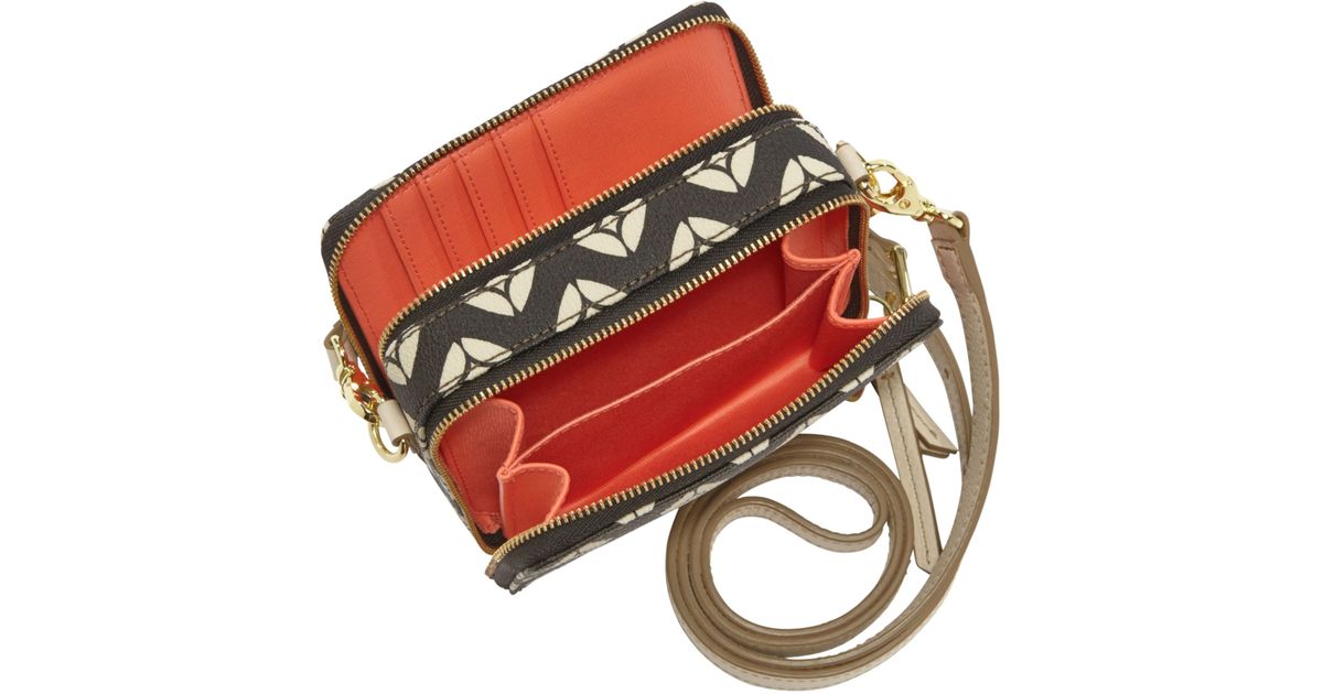fossil organizer purse