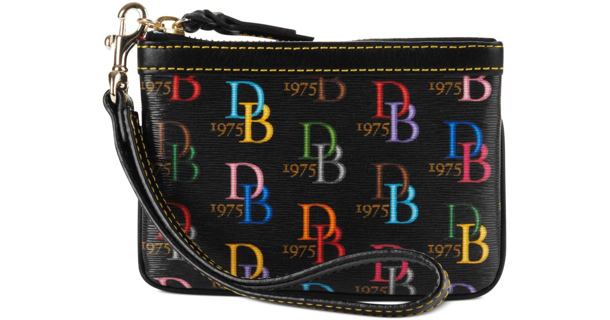 Dooney & Bourke Multi Db Medium Wristlet in Black/Black (Black) - Lyst