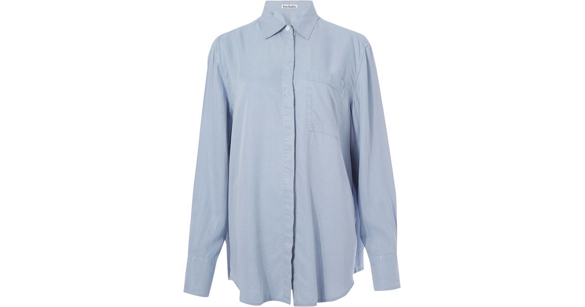 acne studios addle flu denim