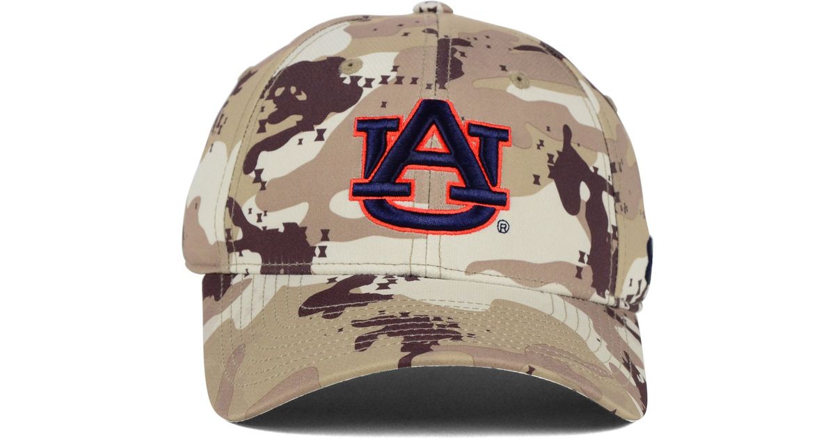 Under Armour Auburn Tigers Camo Stretch Cap in Green for Men | Lyst