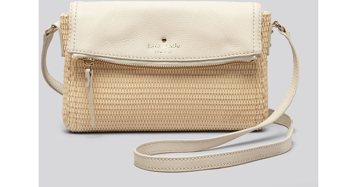 kate spade straw crossbody