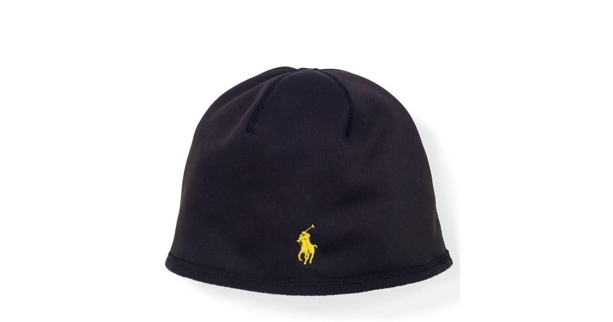 Polo Ralph Lauren Fleece Skull Cap in Black for Men | Lyst