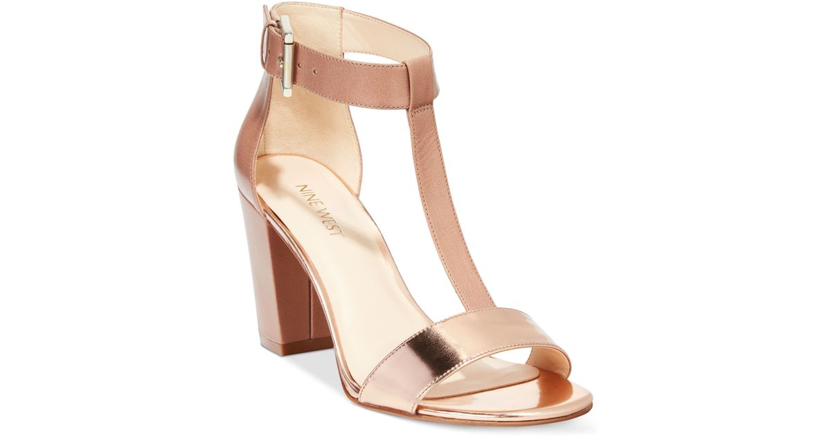 rose gold dress sandals