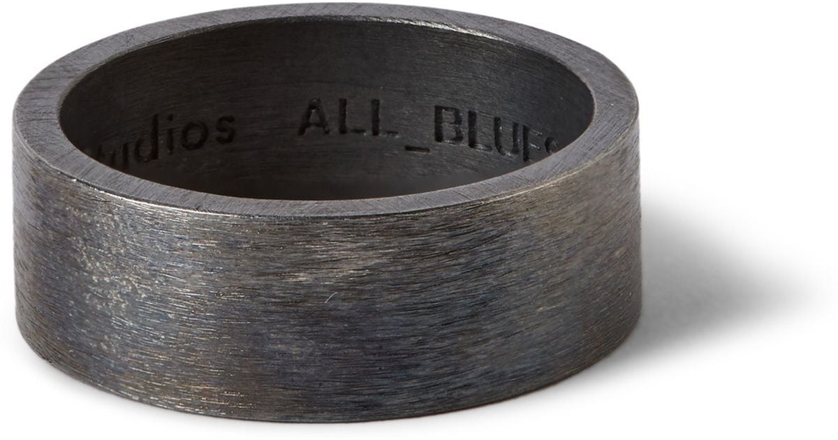 Dekking Mineraalwater Fonkeling Acne Studios Oxidized Sterling Silver Ring in Metallic for Men | Lyst