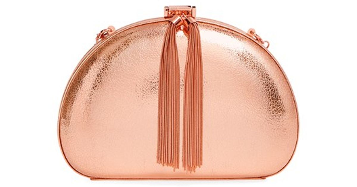 ted baker gold clutch
