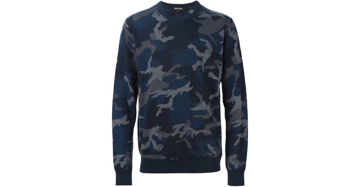 michael kors camo sweater