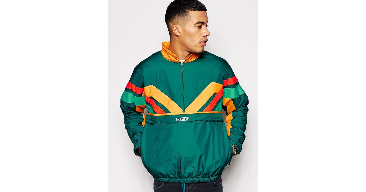 adidas Originals Archive 1988 Over The Head Jacket in Blue for Men | Lyst