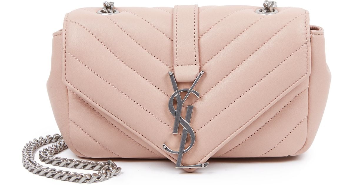 Saint laurent Monogram Baby Matelasse Leather Crossbody Bag in ...