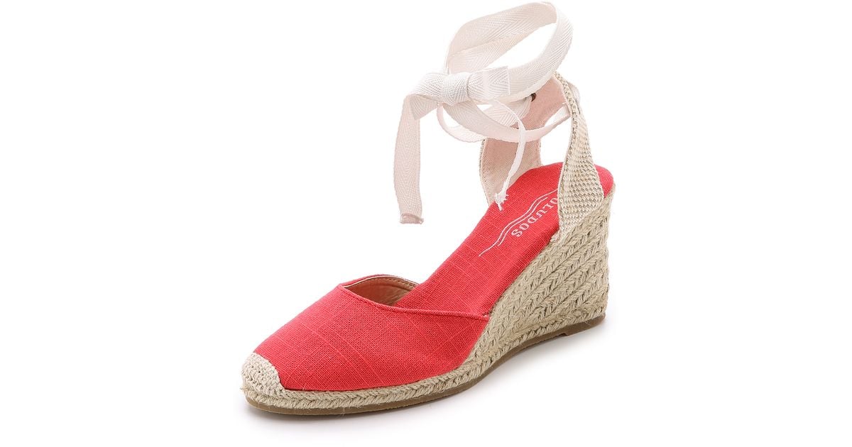 coral espadrilles