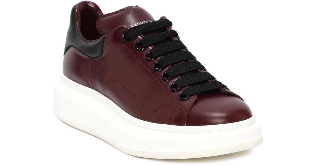 alexander mcqueen bordeaux sneakers