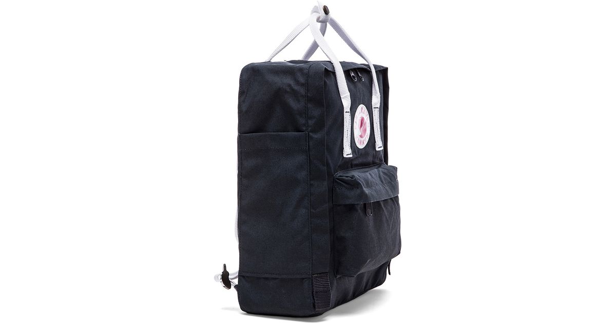 navy white kanken