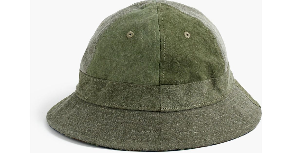 J.Crew Military Tent Bucket Hat in Green for Men | Lyst