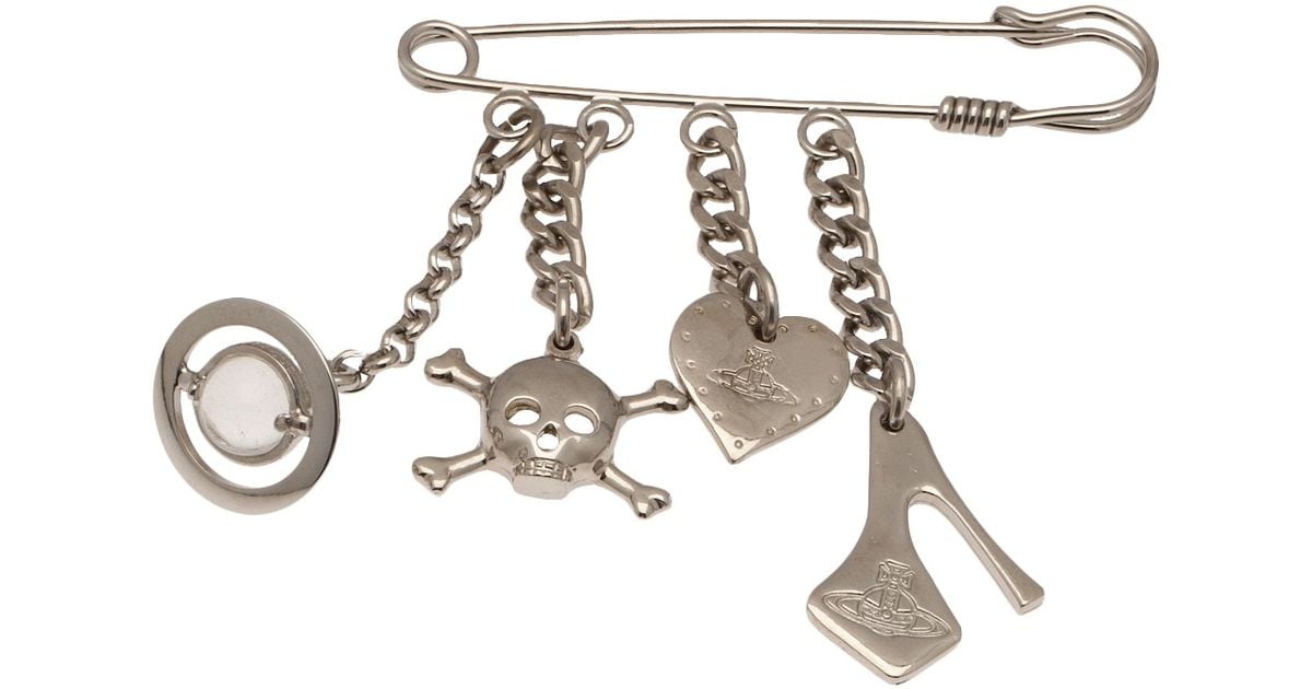 Vivienne Westwood Safety Pin in Metallic | Lyst Vivienne Westwood Safety Pin in Metallic | Lyst