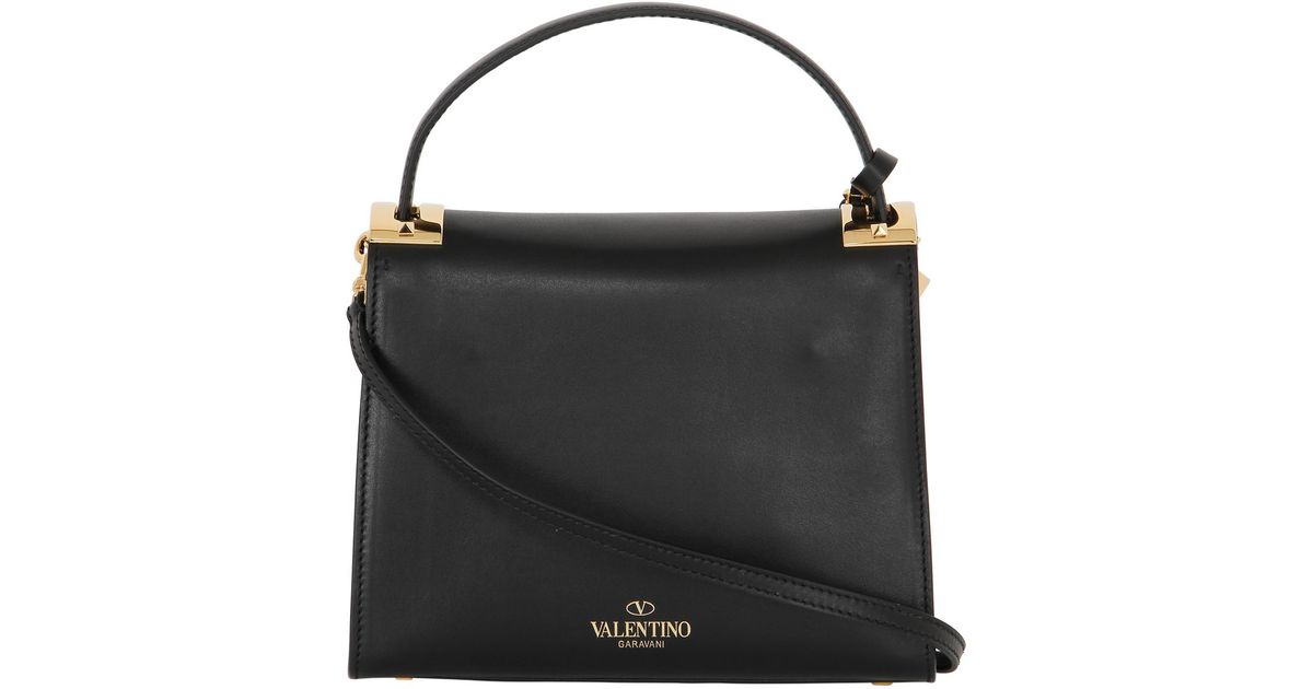 valentino rockstud top handle bag