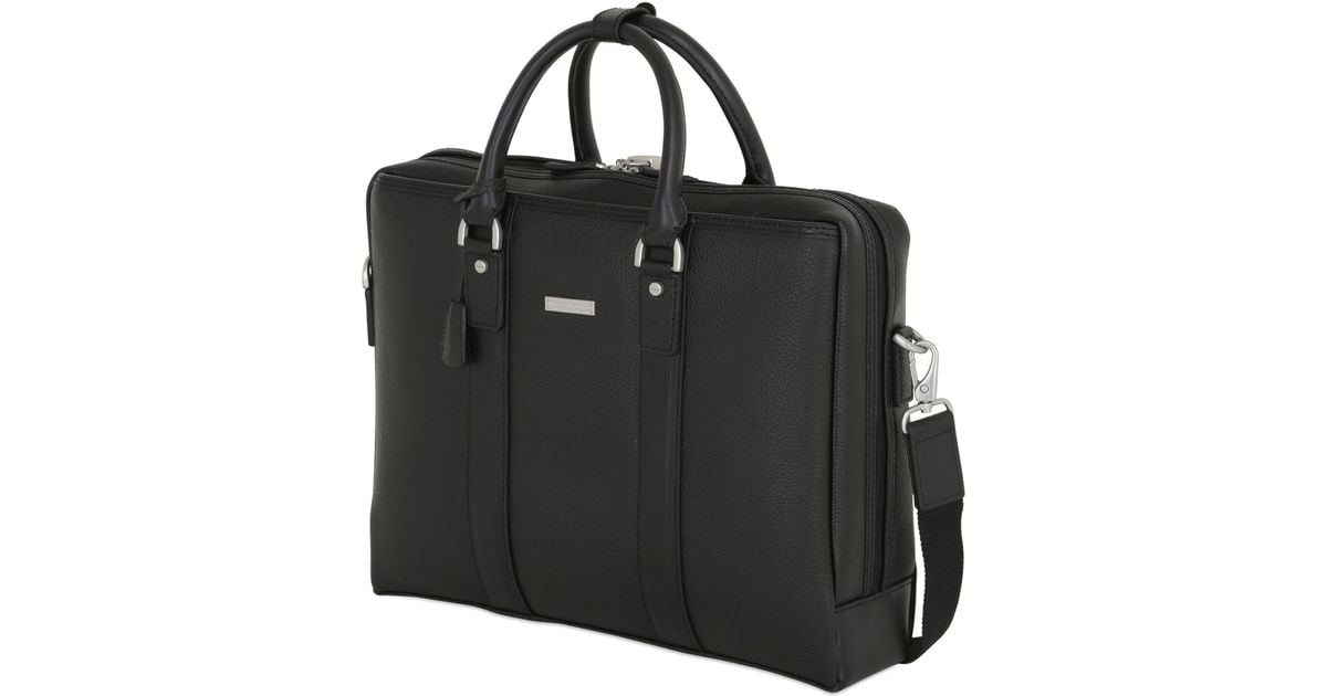 Brooks brothers football leather briefcase sale