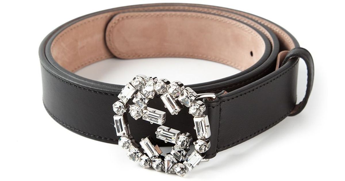 gucci swarovski crystal belt