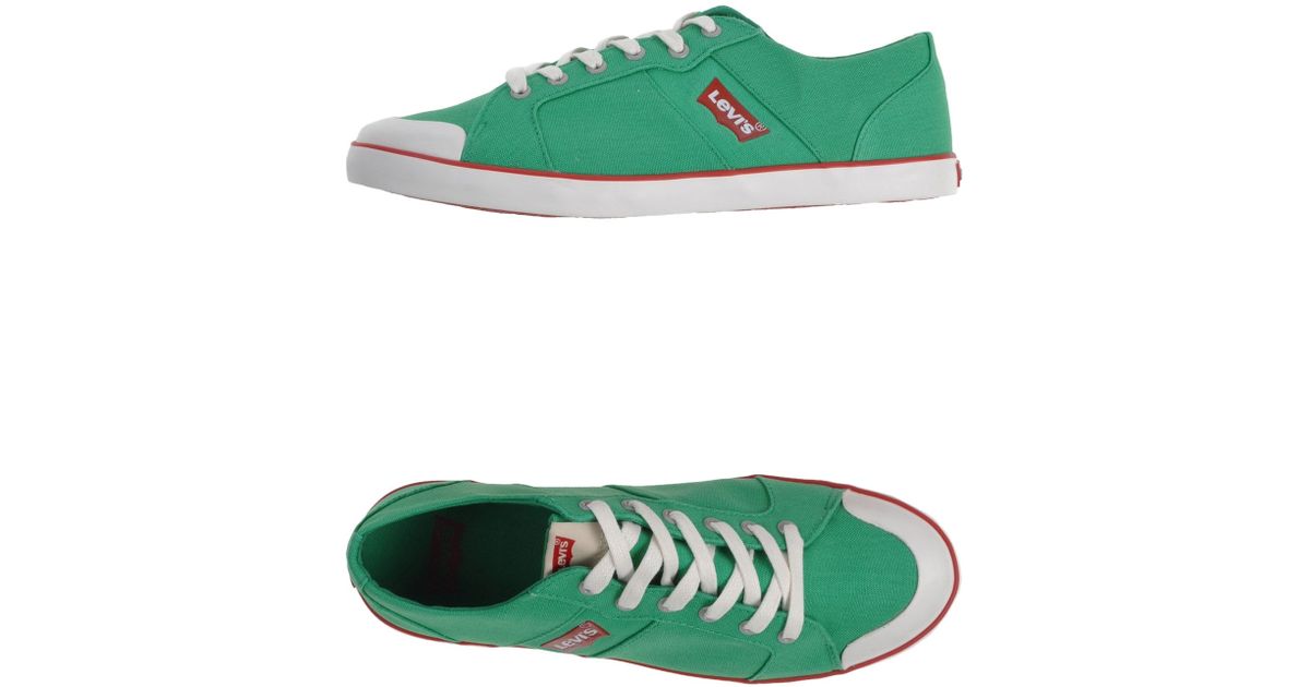 green levi shoes