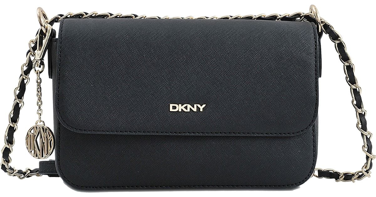 DKNY Bryant Park Leather CrossBody Bag in Black Lyst