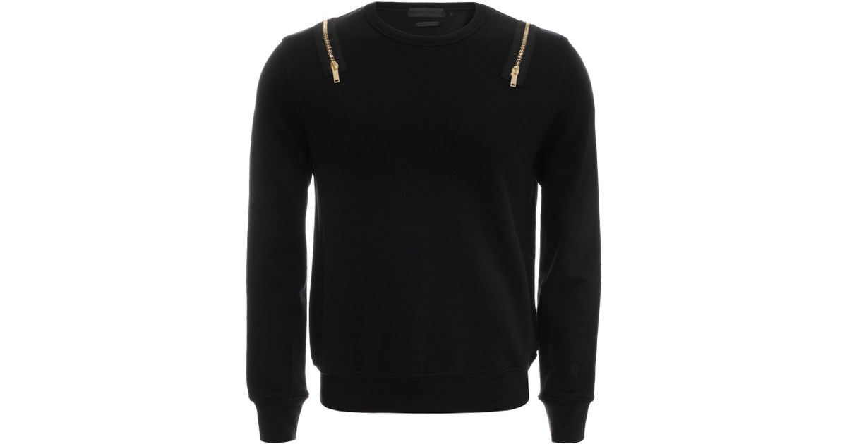 alexander mcqueen zip hoodie