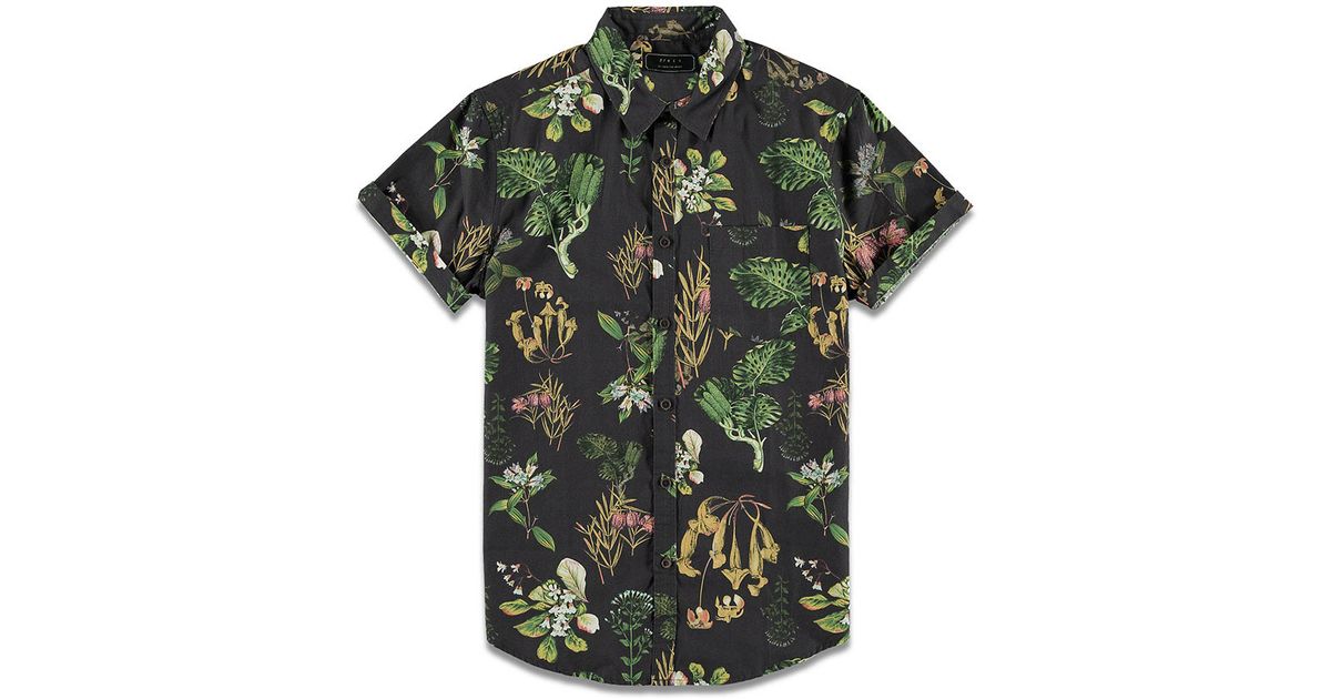 botanical print shirt