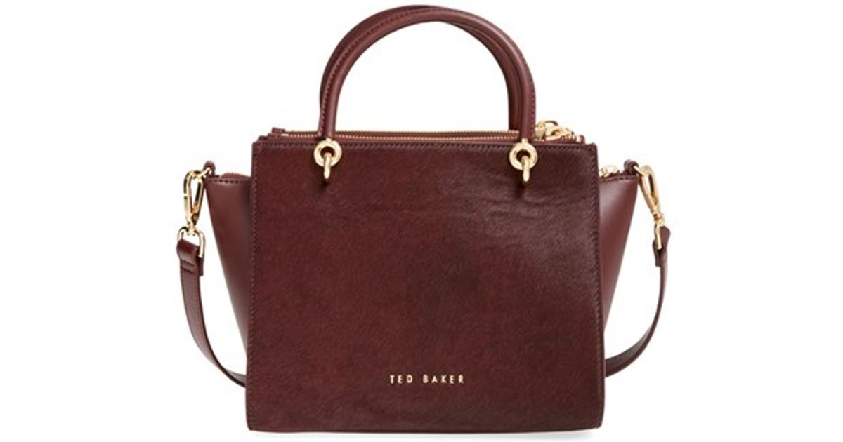ted baker burgundy luggage
