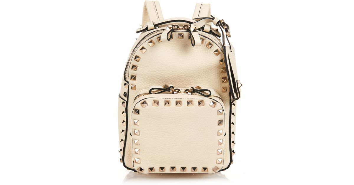 valentino white backpack