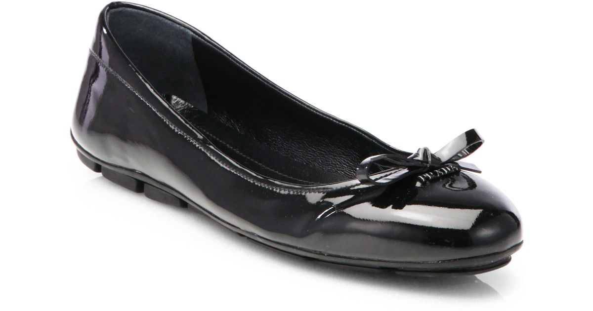 prada black ballet flats