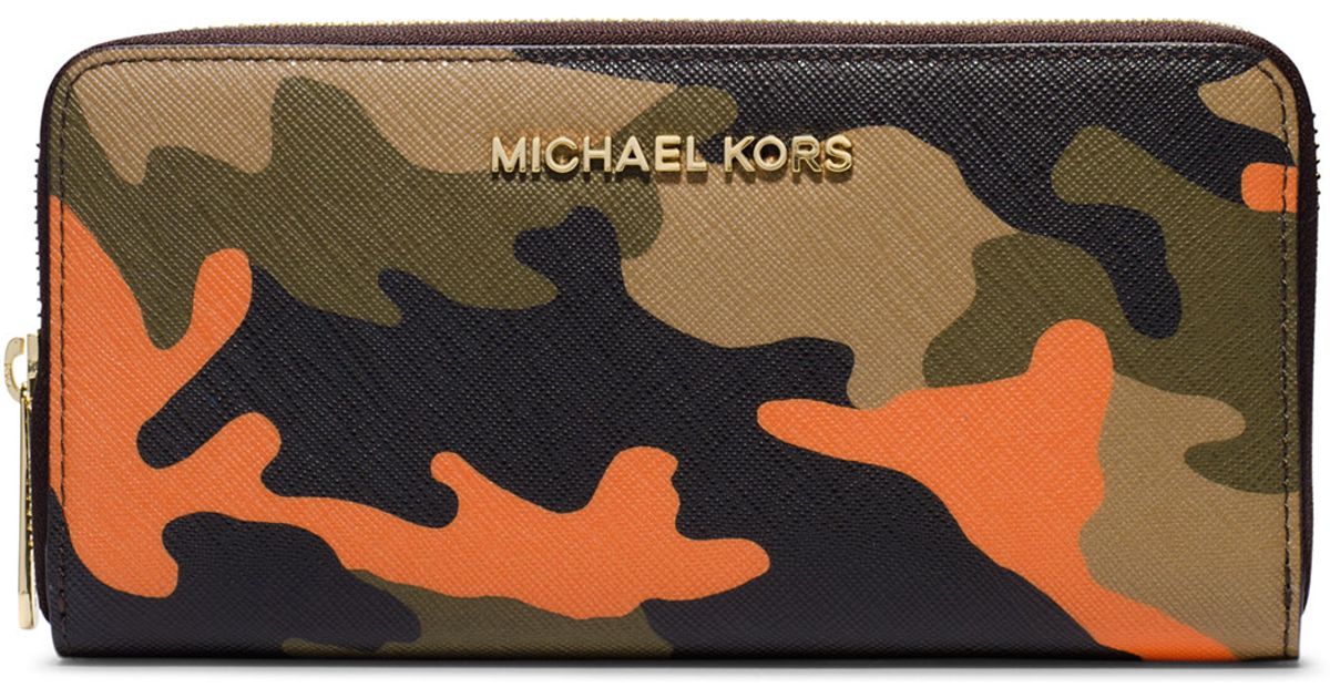 mk camo wallet