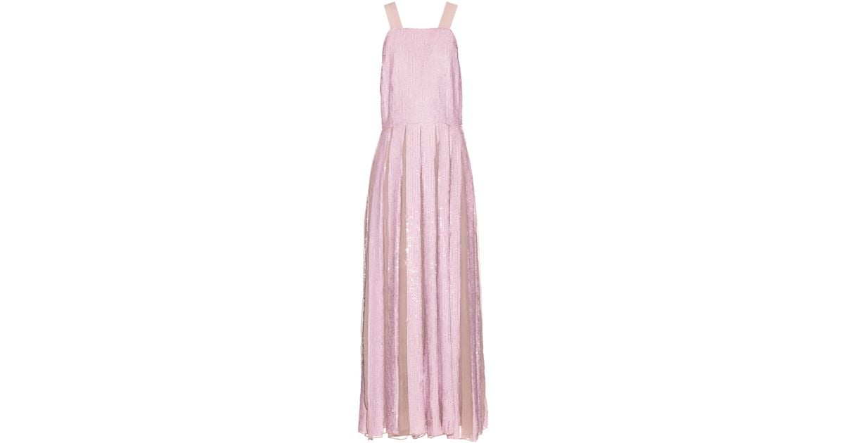 Tibi beaded clearance sequin overall dress