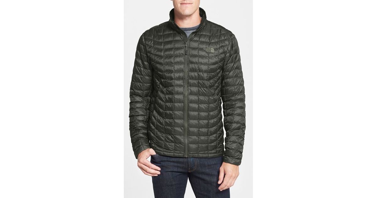 north face thermoball jacket green