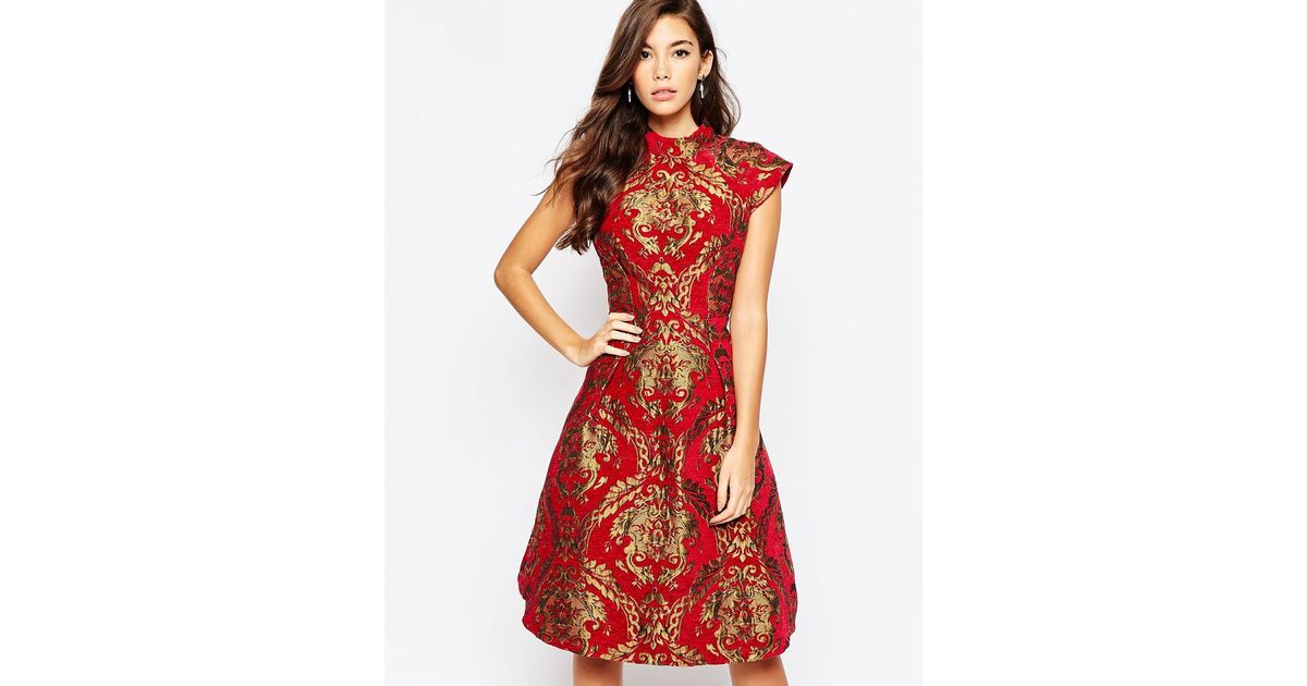 structured skater dress