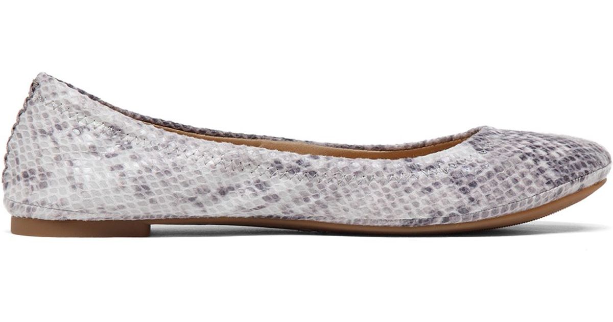 lucky brand gray flats