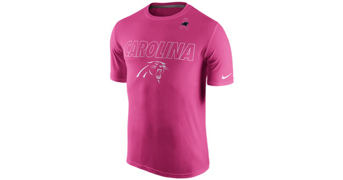 carolina panthers pink shirt