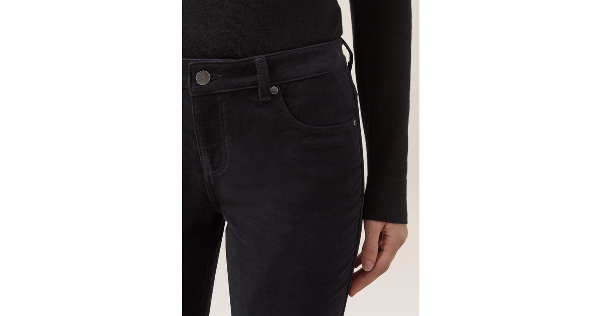 Hobbs Denim Orlagh Moleskin Jeans in Black Lyst