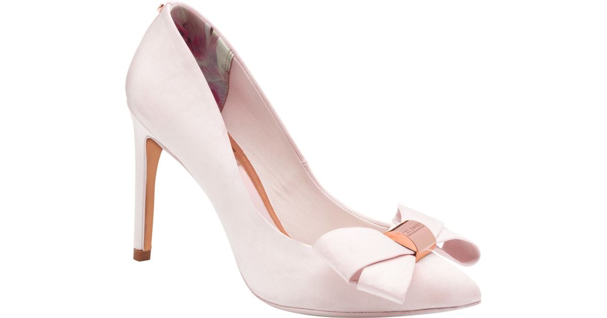 ted baker pink court shoes