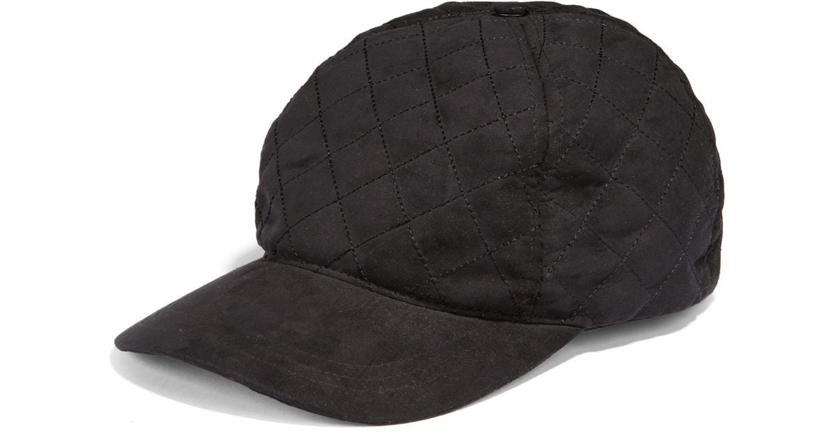 quilted baseball cap