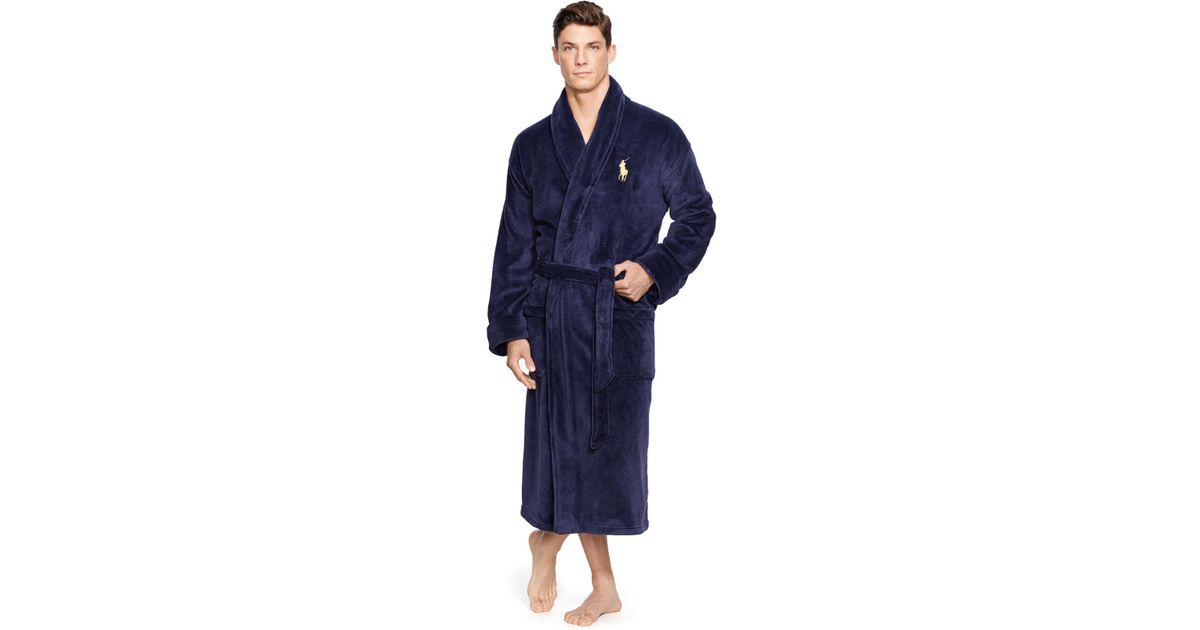 Polo Assn U.S Men's Super Soft Plush Robe 