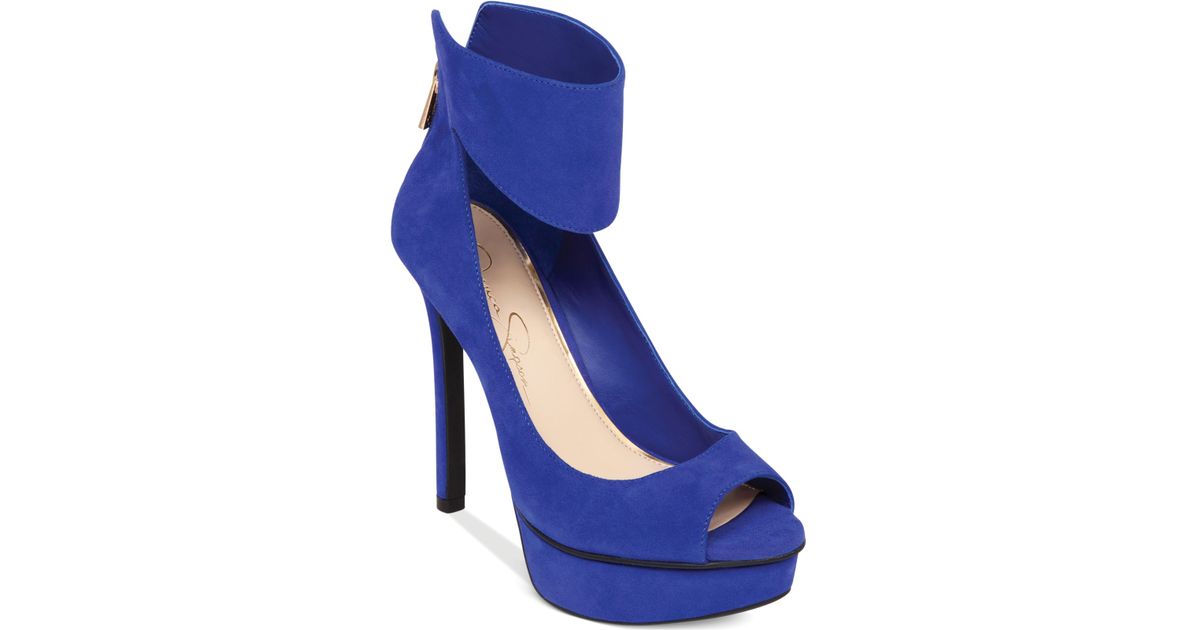 jessica simpson cobalt blue shoes